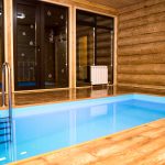 Подогреваемый бассейн в коттедже Раменское